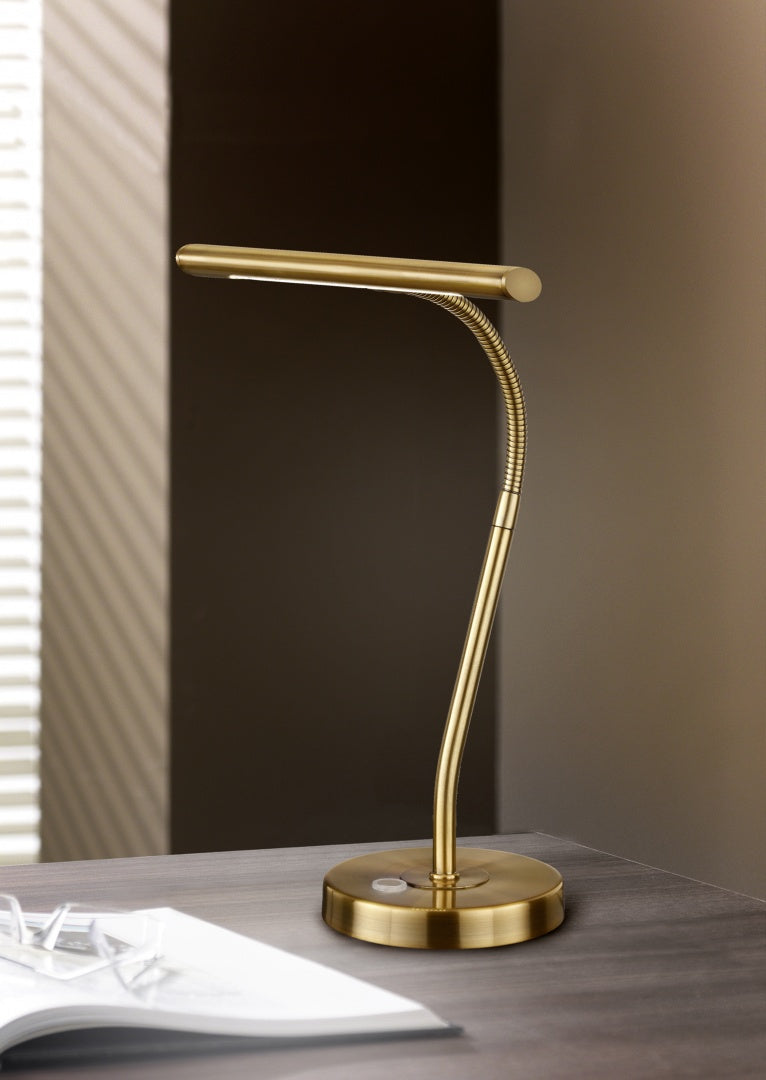 CURTIS | Table lamp | Brass mat | Metal