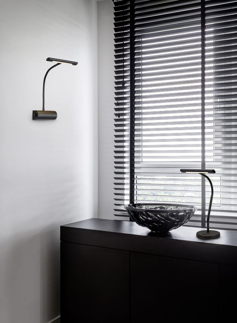 CURTIS | Table lamp | Black mat | Metal