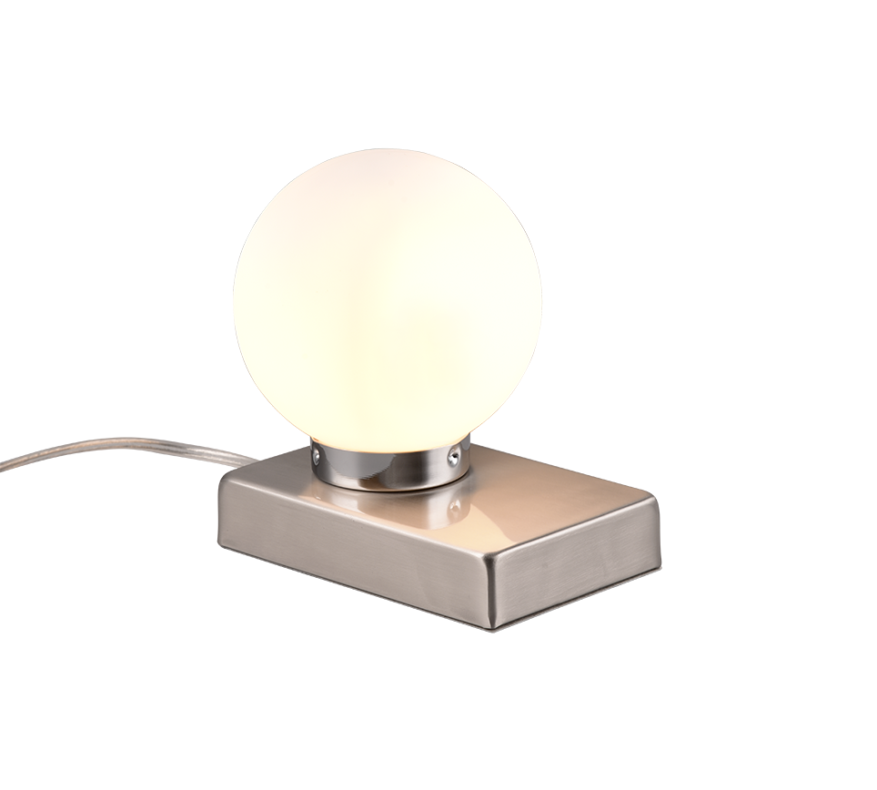 DAVI II | Table lamp | Nickel mat | Metal