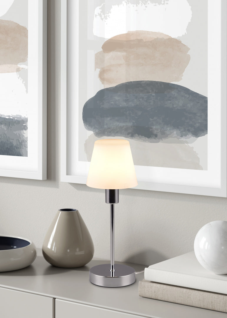 LUIS II | Table lamp | Chrome | Metal
