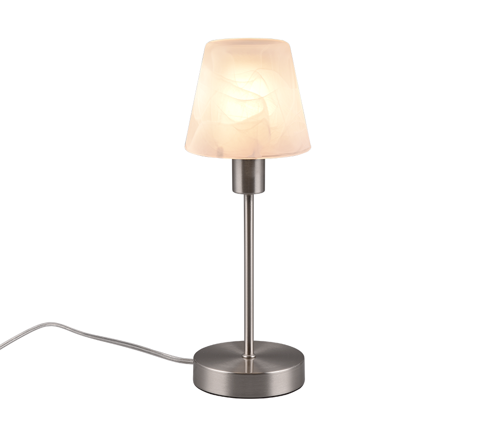 LUIS II | Table lamp | Nickel mat | Metal