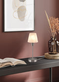 LUIS II | Table lamp | Nickel mat | Metal