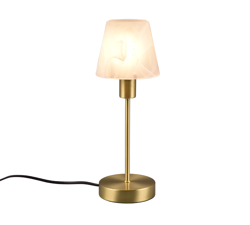 LUIS II | Table lamp | Brass mat | Metal