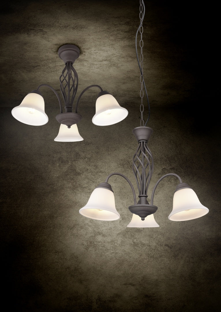 RUSTICA | Ceiling lamp | Rusty | Metal