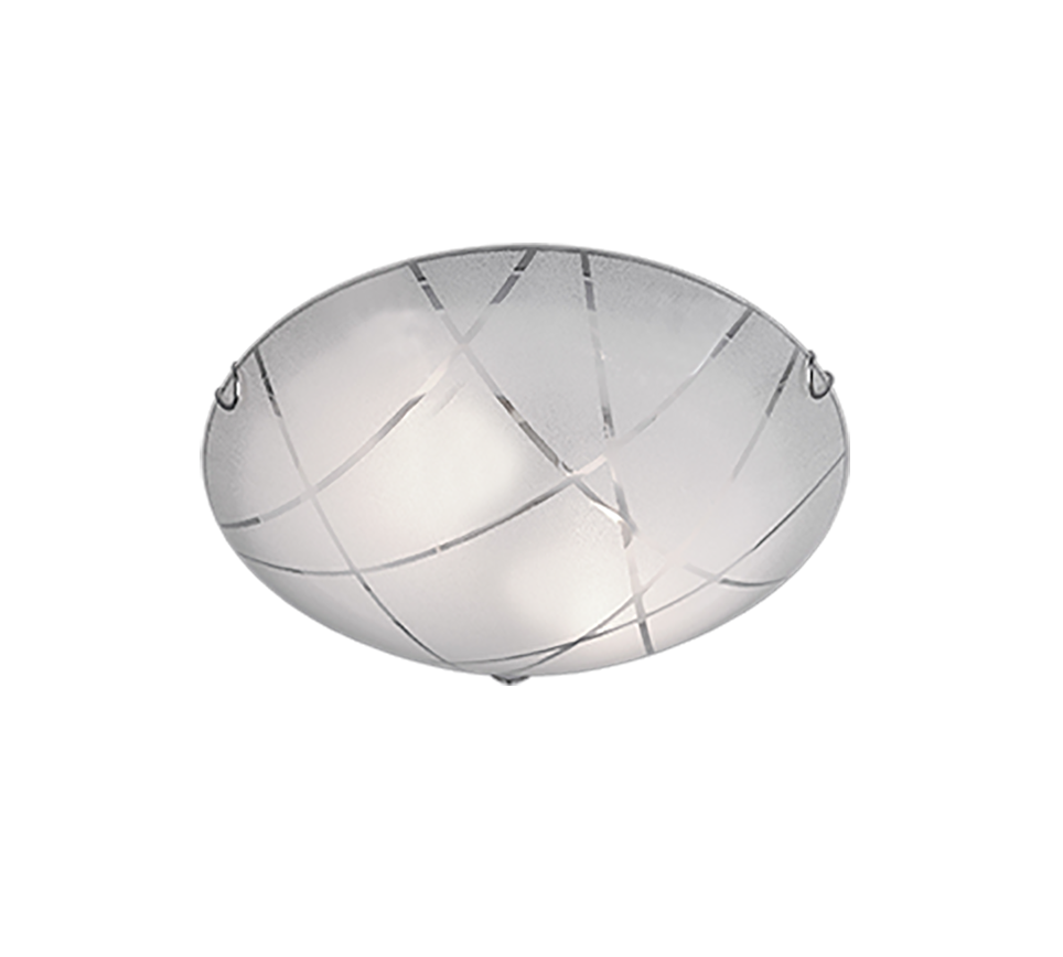 SANDRINA | Ceiling lamp | White | Glass