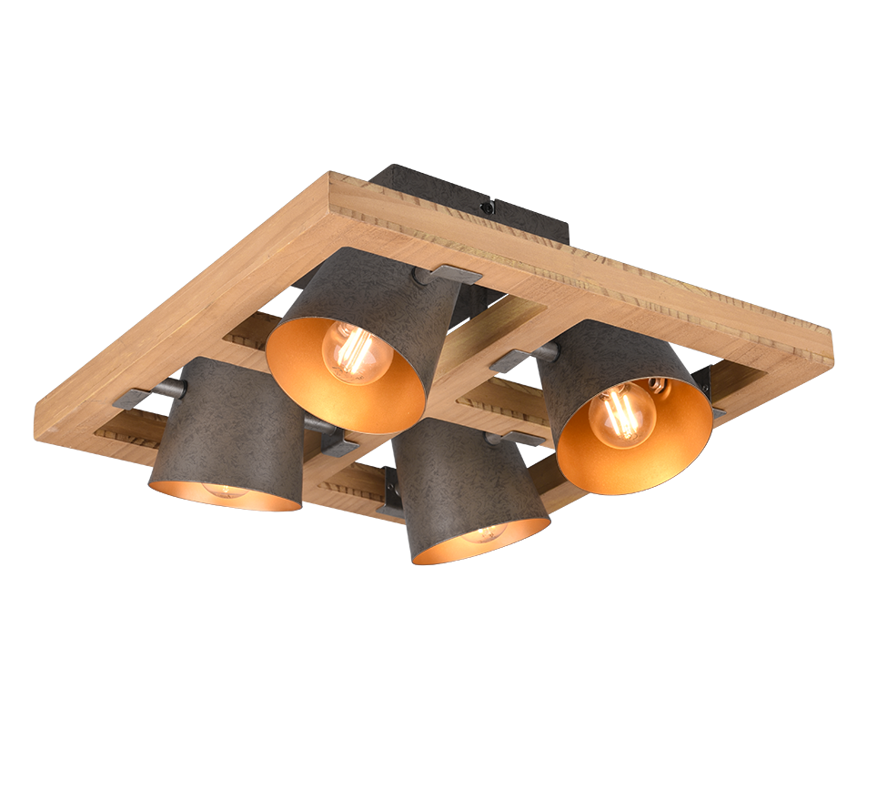 BELL | Ceiling lamp | Nickel antique | Metal