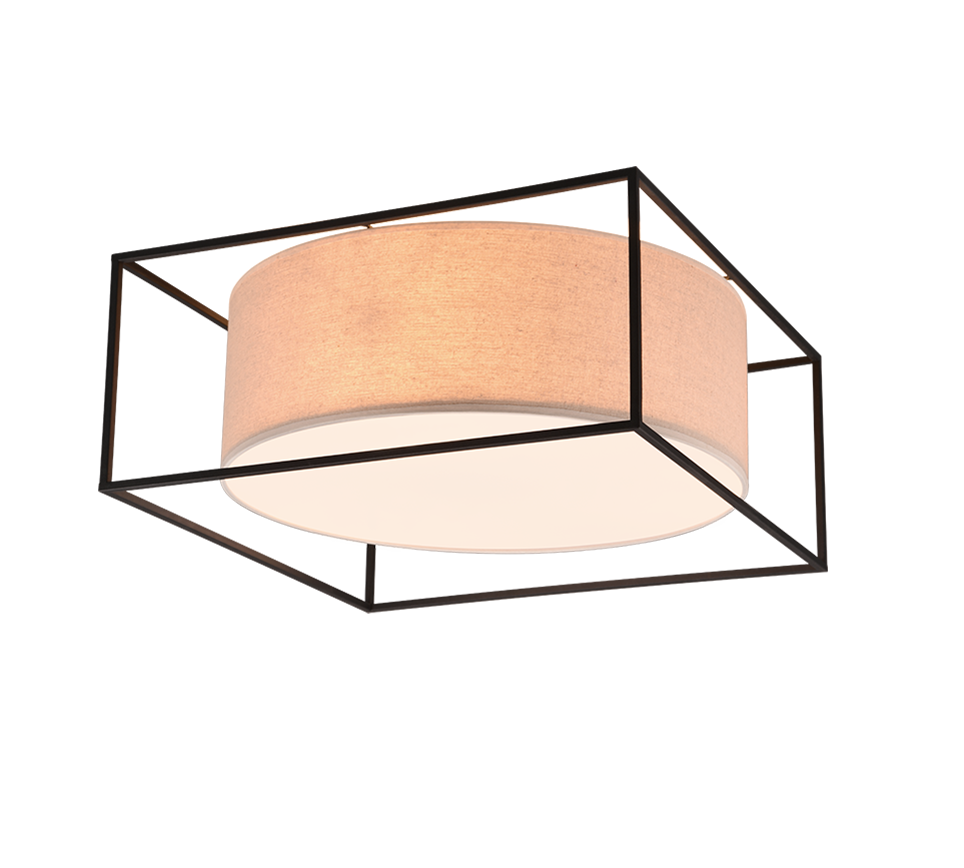 ROSS | Ceiling lamp | Black mat | Metal