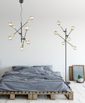CROSS | Ceiling lamp | Black mat | Metal
