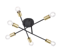 CROSS | Ceiling lamp | Black mat | Metal