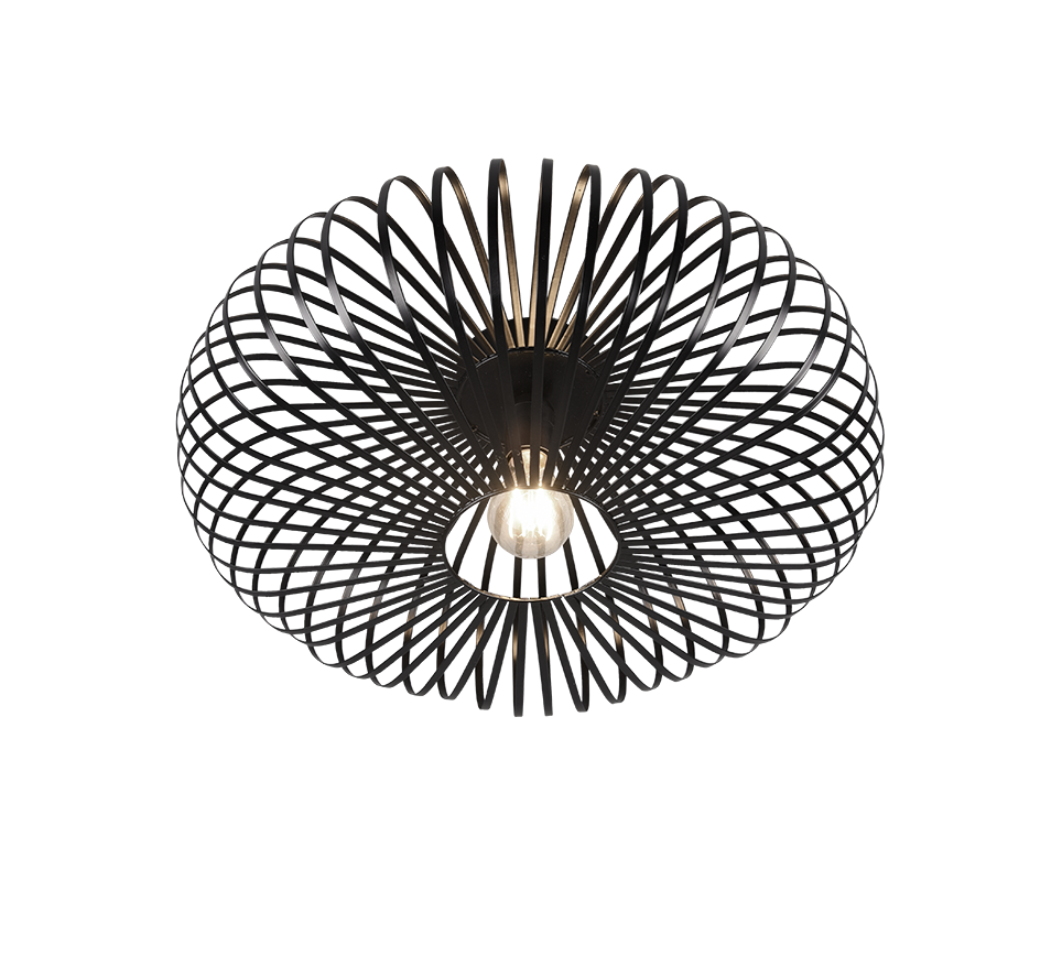 JOHANN | Ceiling lamp | Black mat | Metal