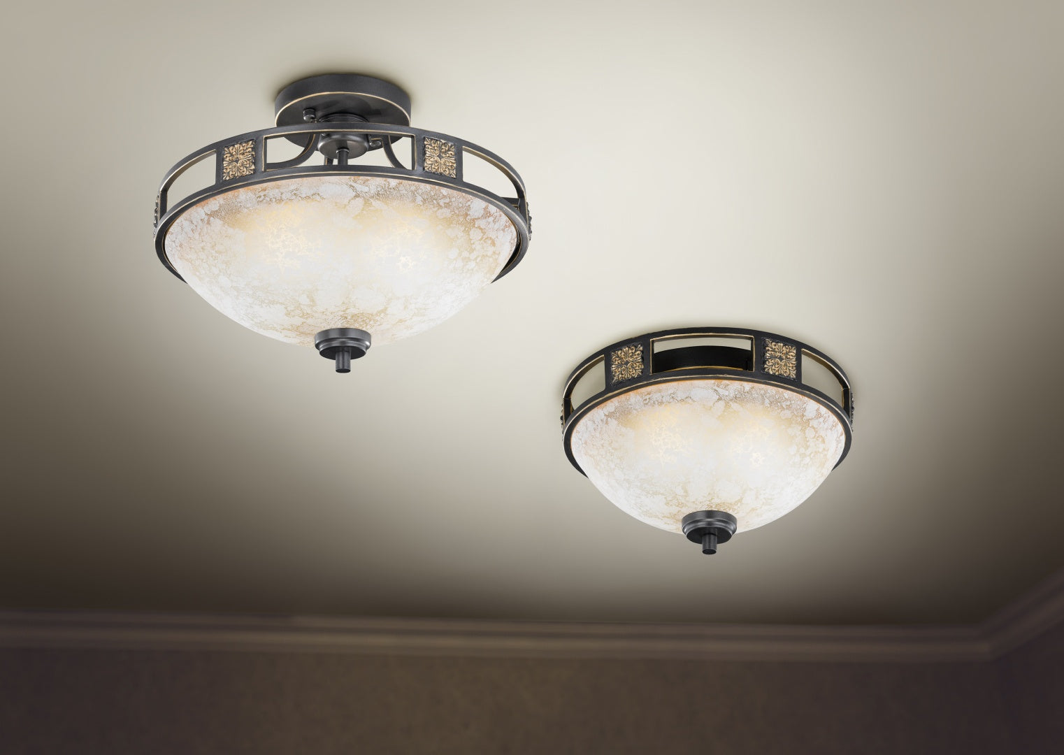 QUINTA | Ceiling lamp | Rusty | Metal