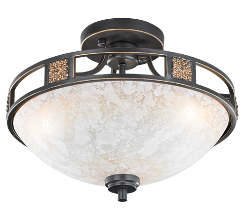 QUINTA | Ceiling lamp | Rusty | Metal