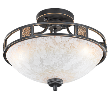 QUINTA | Ceiling lamp | Rusty | Metal