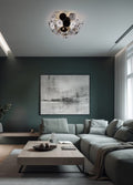 DISCALGO | Ceiling lamp | Black mat | Metal