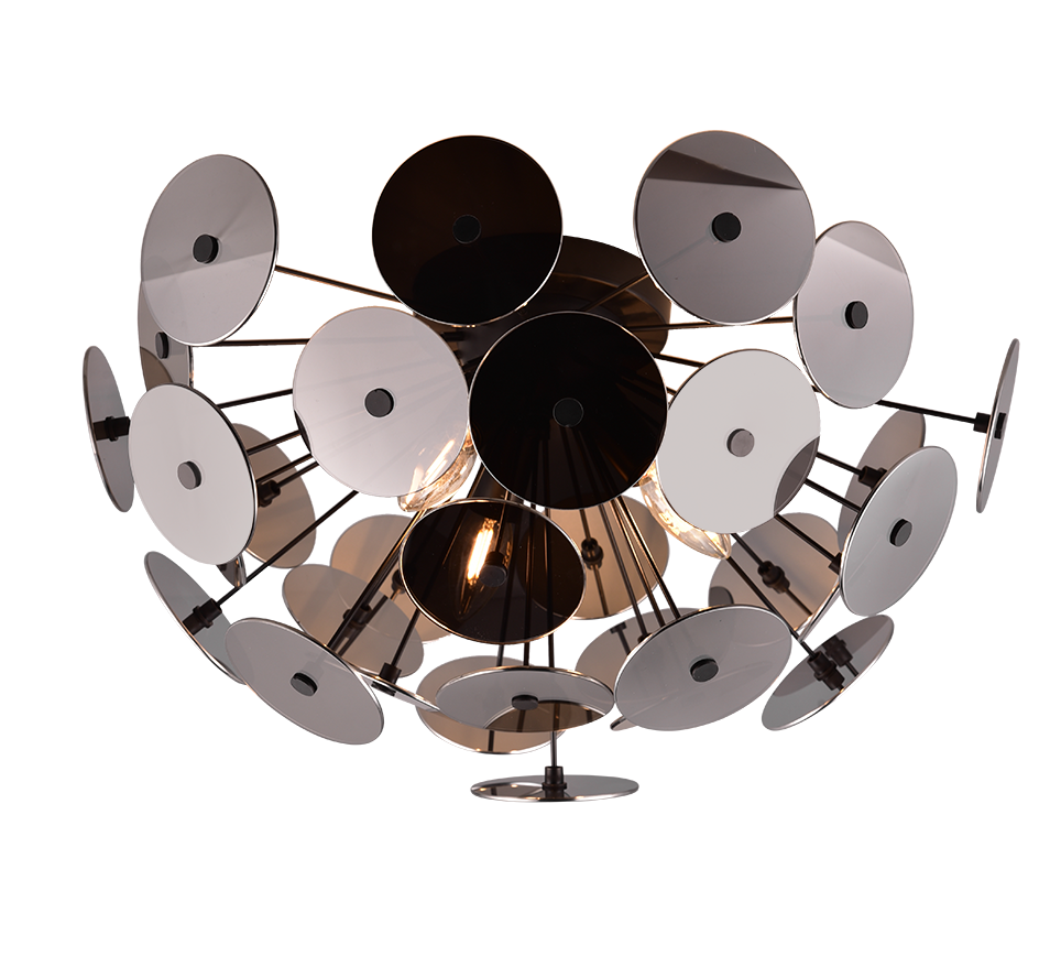 DISCALGO | Ceiling lamp | Black mat | Metal