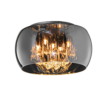 VAPORE | Ceiling lamp | Chrome | Glass