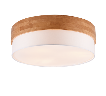 SEASONS | Ceiling lamp | Nickel mat | Fabric