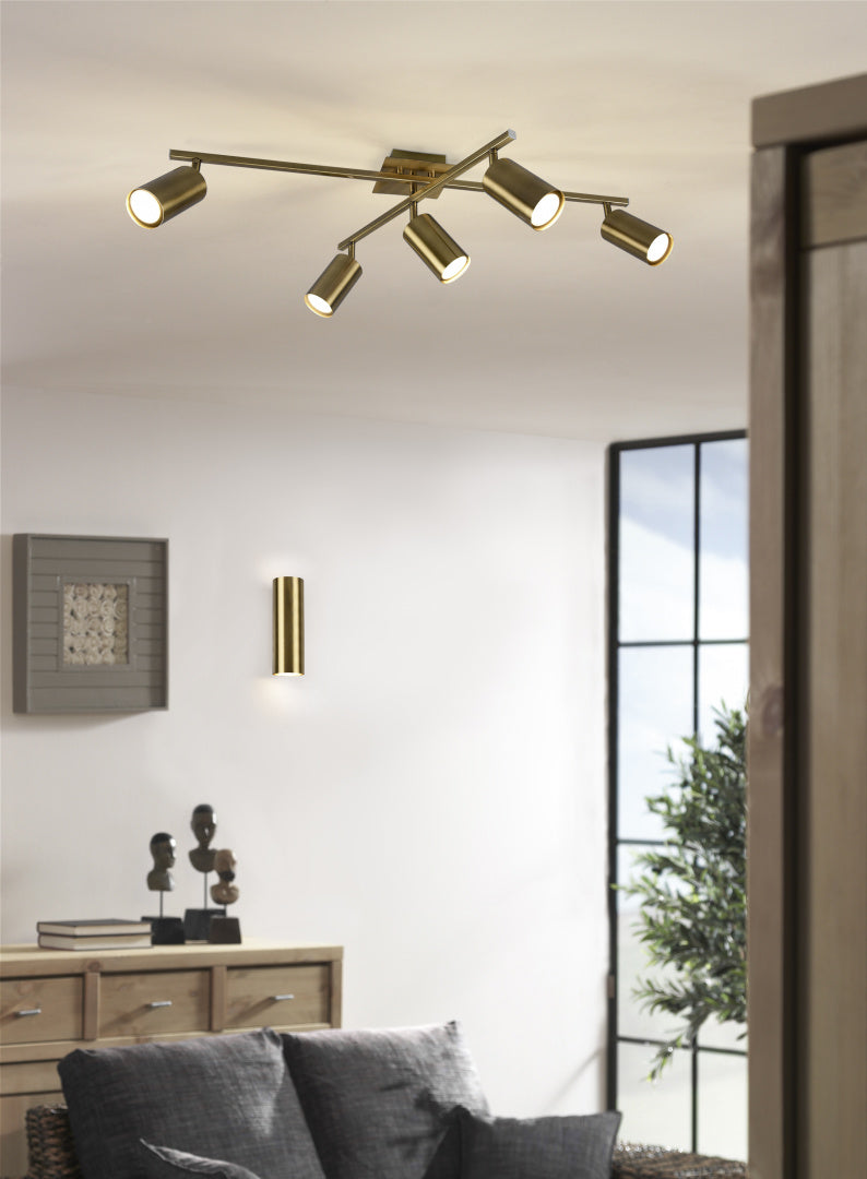 MARLEY | Ceiling lamp | Old brass | Metal