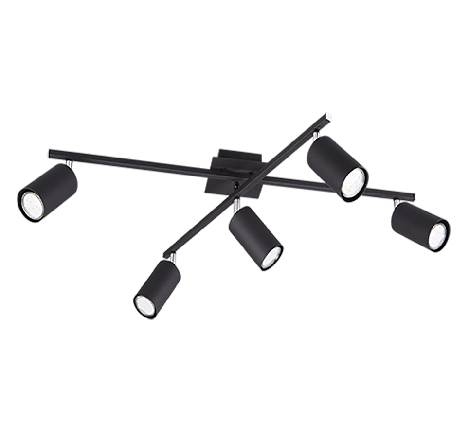 MARLEY | Ceiling lamp | Black mat | Metal