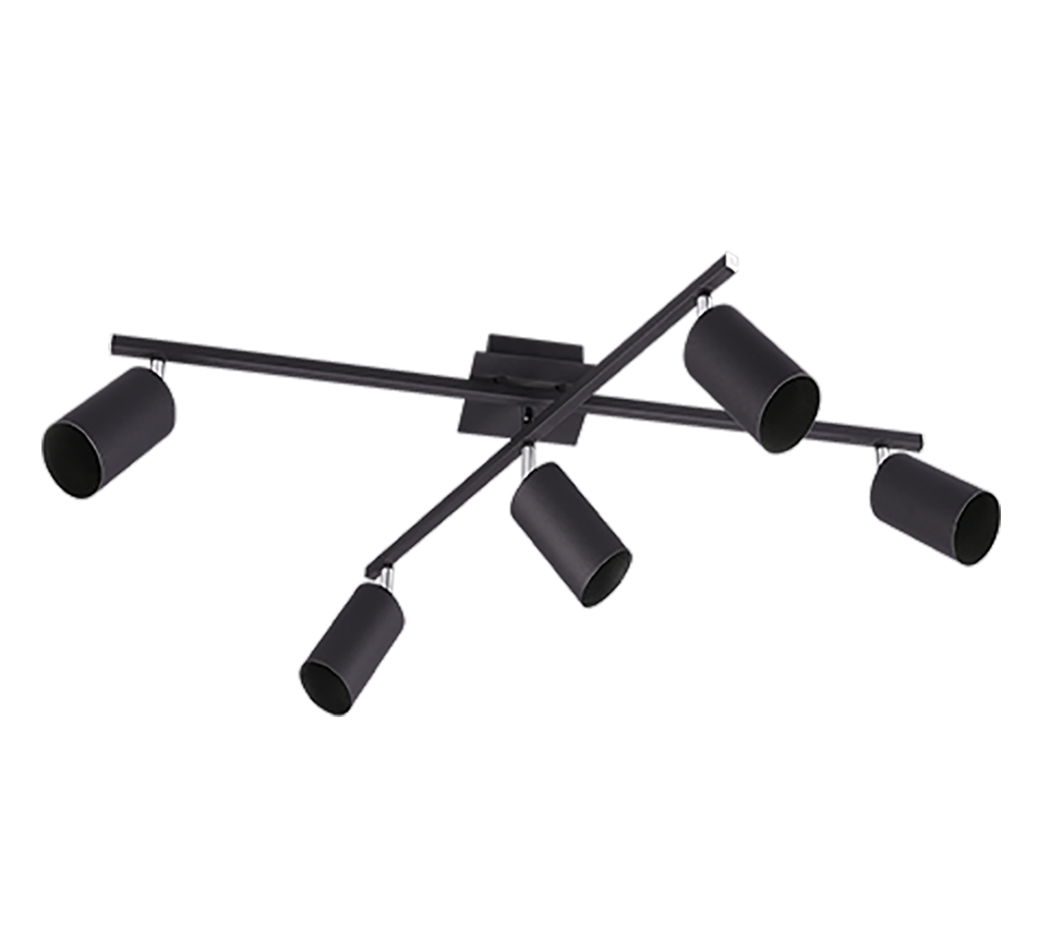 MARLEY | Ceiling lamp | Black mat | Metal