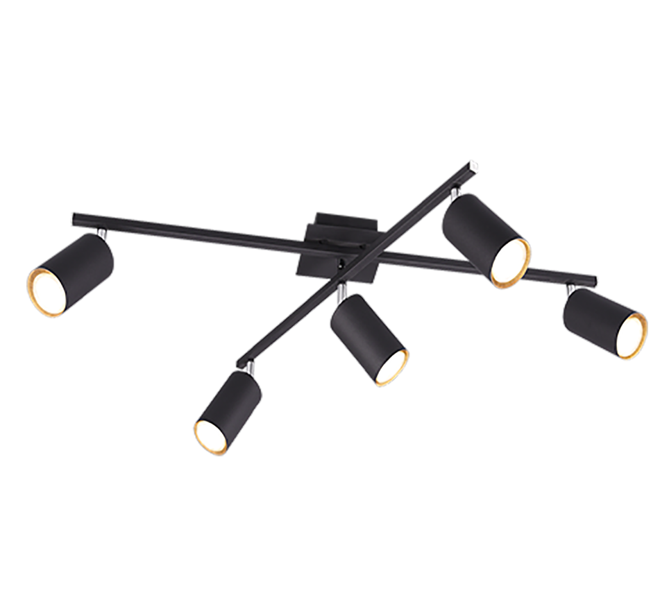 MARLEY | Ceiling lamp | Black mat | Metal
