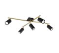 MARLEY | Ceiling lamp | Schwarz-Gold | Metal