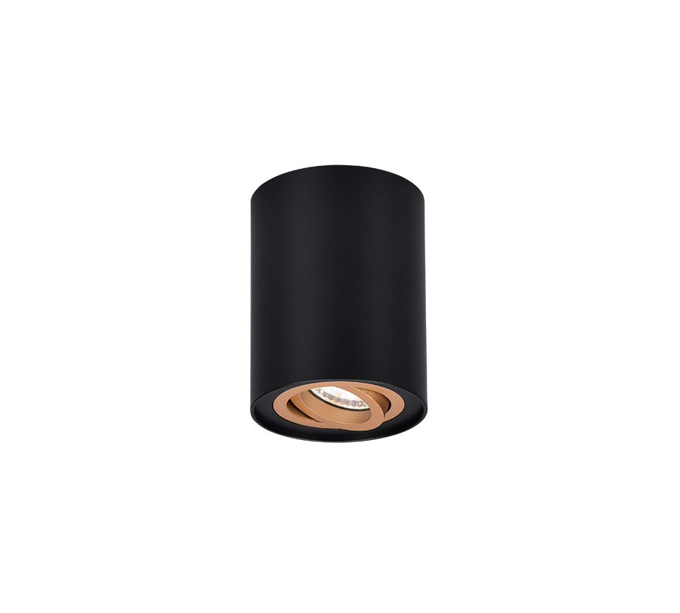 COOKIE | Ceiling lamp | Schwarz-Gold | Metal