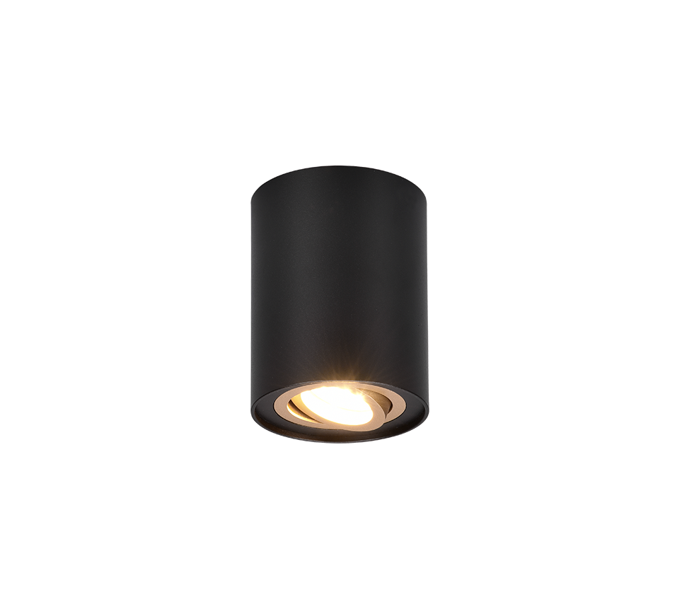 COOKIE | Ceiling lamp | Schwarz-Gold | Metal