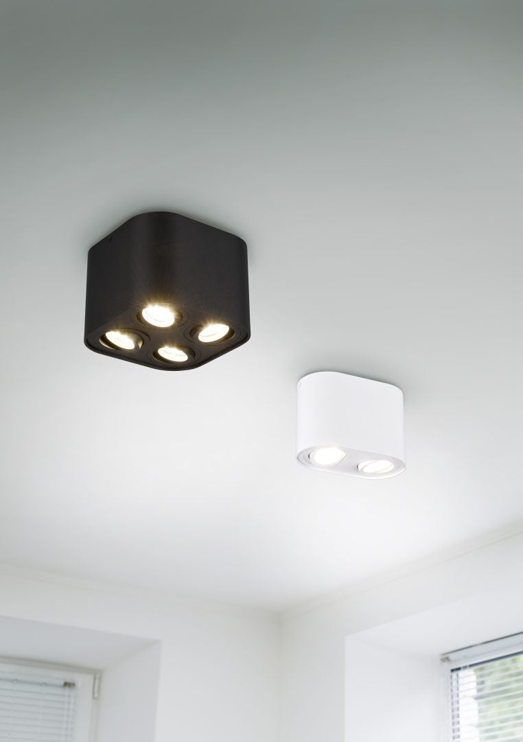 COOKIE | Ceiling lamp | White mat | Metal