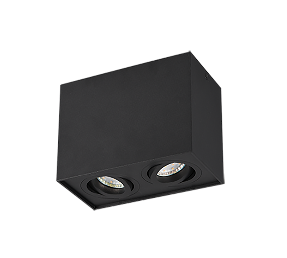 BISCUIT | Ceiling lamp | Black mat | Metal