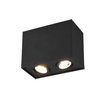 BISCUIT | Ceiling lamp | Black mat | Metal