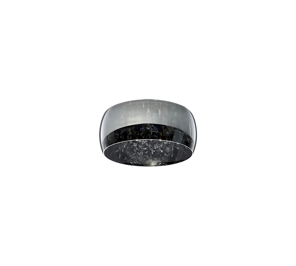 CRYSTEL | Ceiling lamp | Chrome | Glass