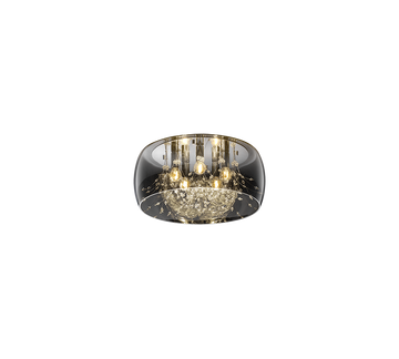 CRYSTEL | Ceiling lamp | Chrome | Glass