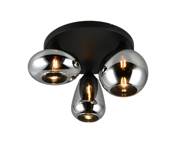 LUMINA | Ceiling lamp | Black mat | Metal