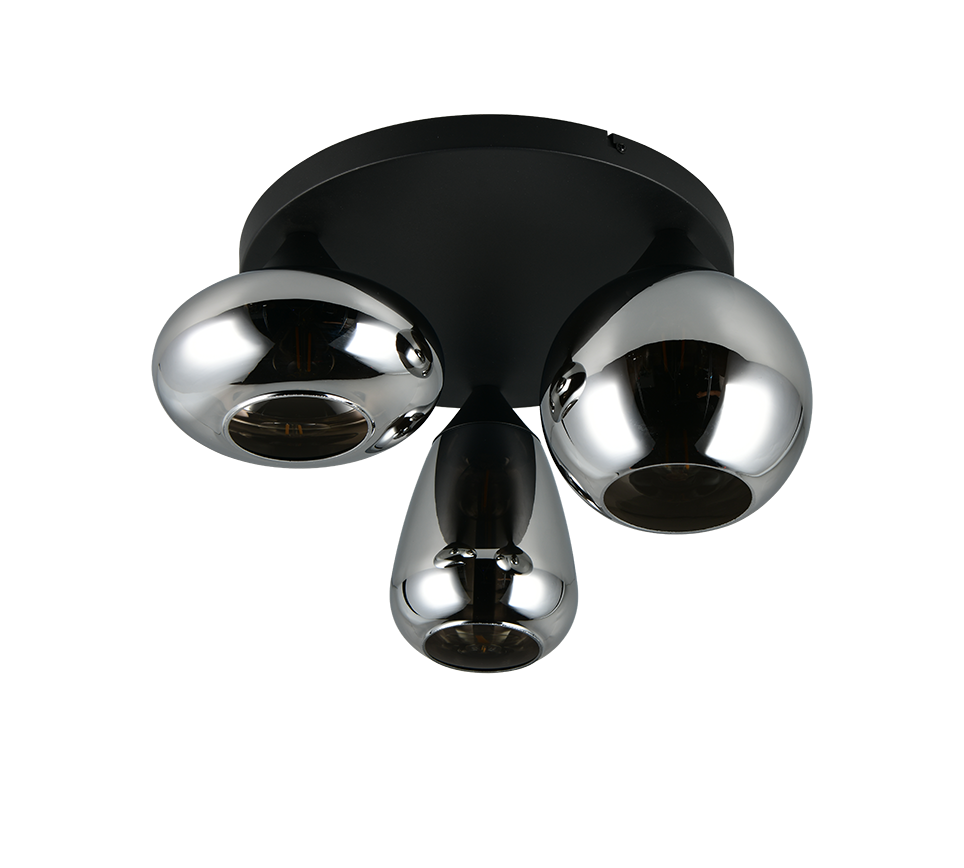 LUMINA | Ceiling lamp | Black mat | Metal