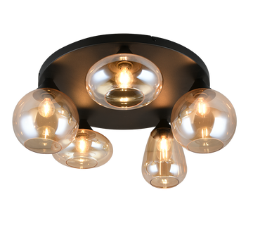 LUMINA | Ceiling lamp | Black mat | Metal