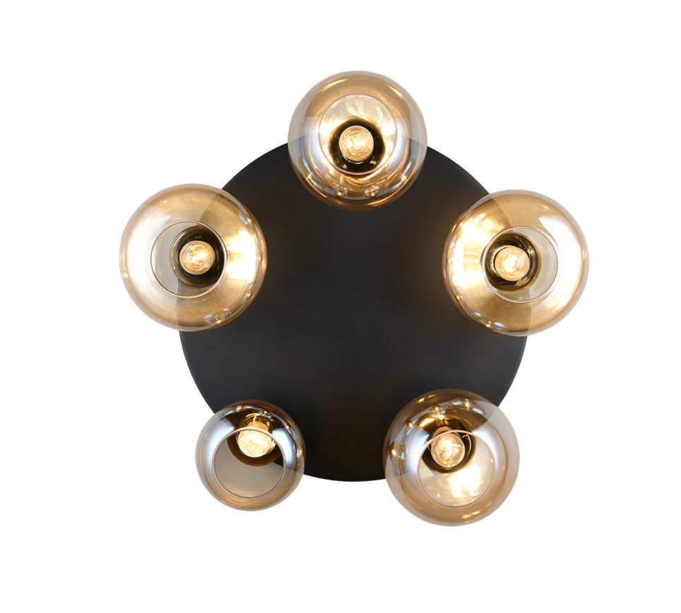 LUMINA | Ceiling lamp | Black mat | Metal