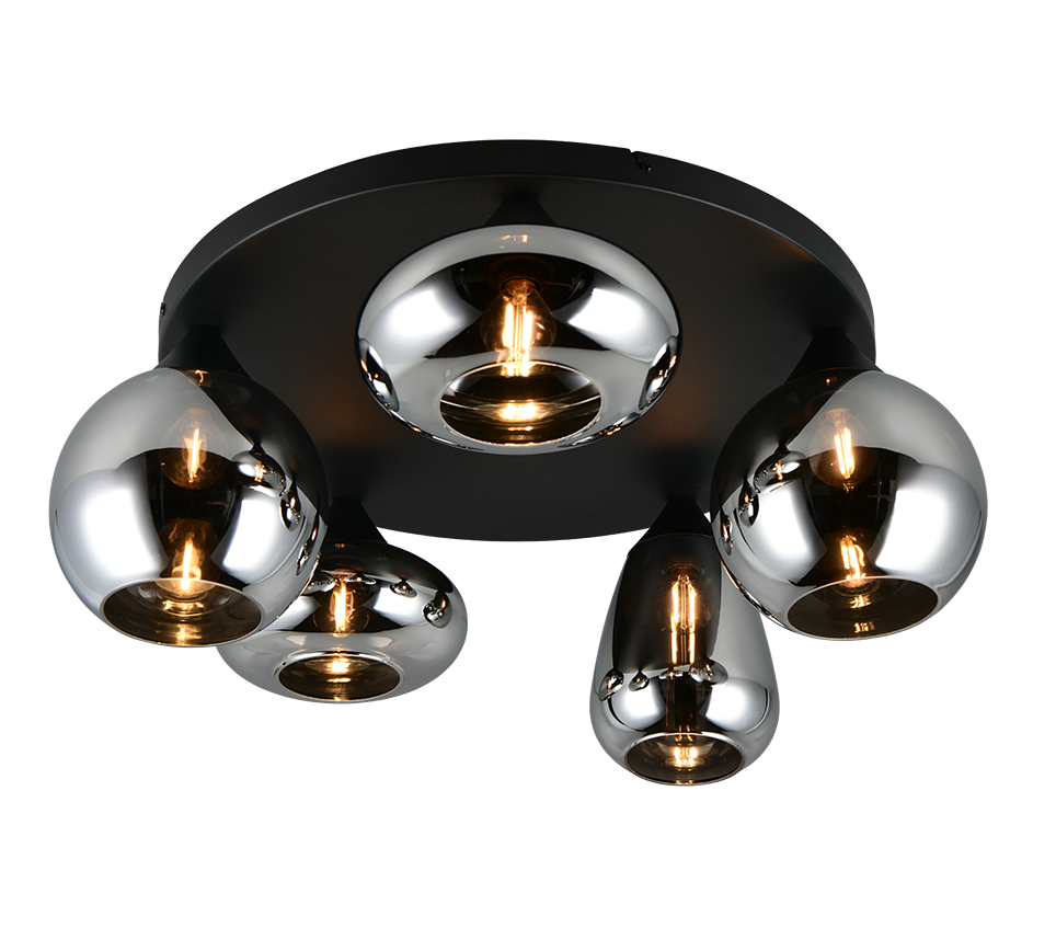 LUMINA | Ceiling lamp | Black mat | Metal