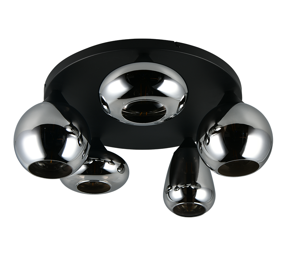 LUMINA | Ceiling lamp | Black mat | Metal