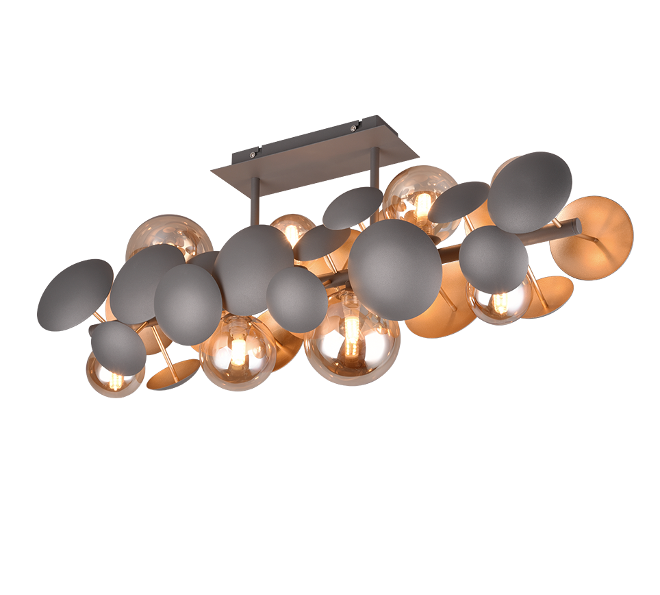 BUBBLE | Ceiling lamp | Anthracite | Metal