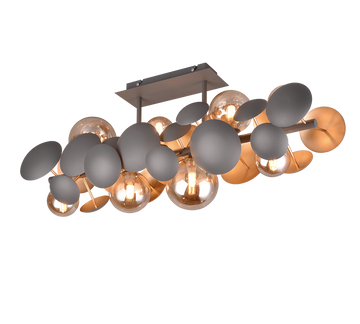BUBBLE | Ceiling lamp | Anthracite | Metal