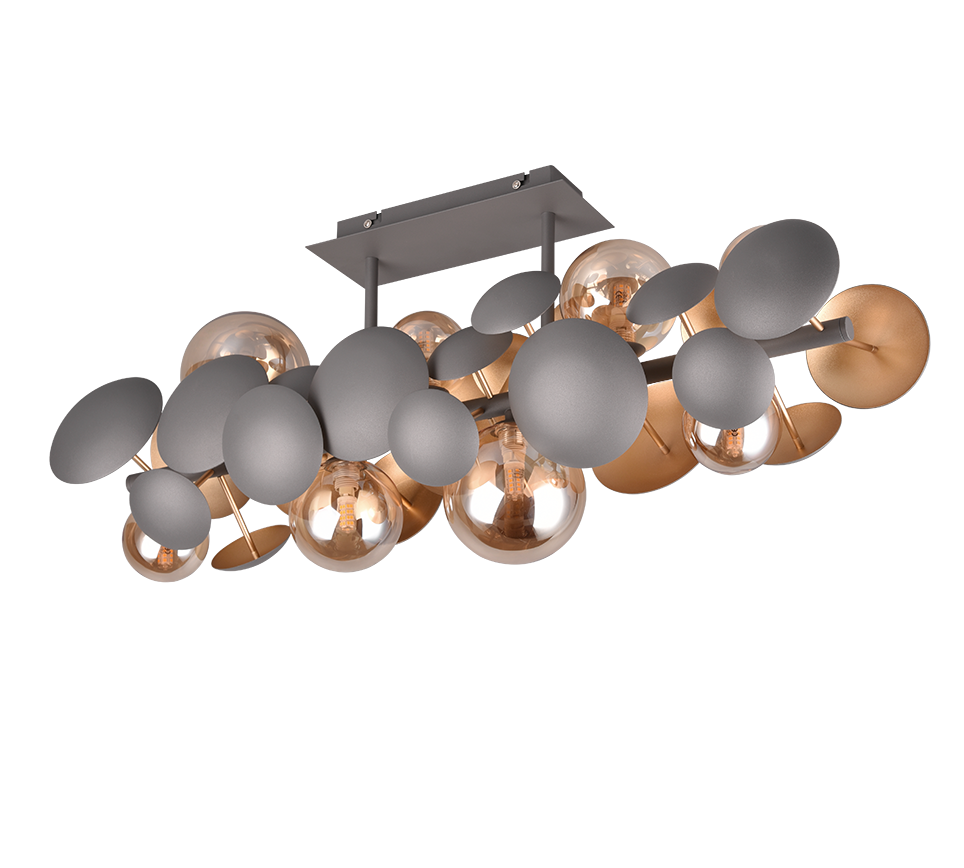 BUBBLE | Ceiling lamp | Anthracite | Metal