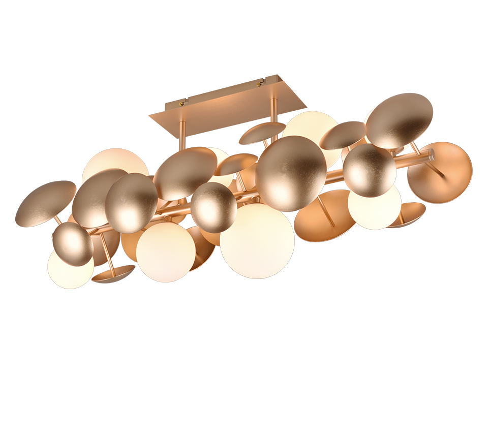 BUBBLE | Ceiling lamp | Gold | Metal