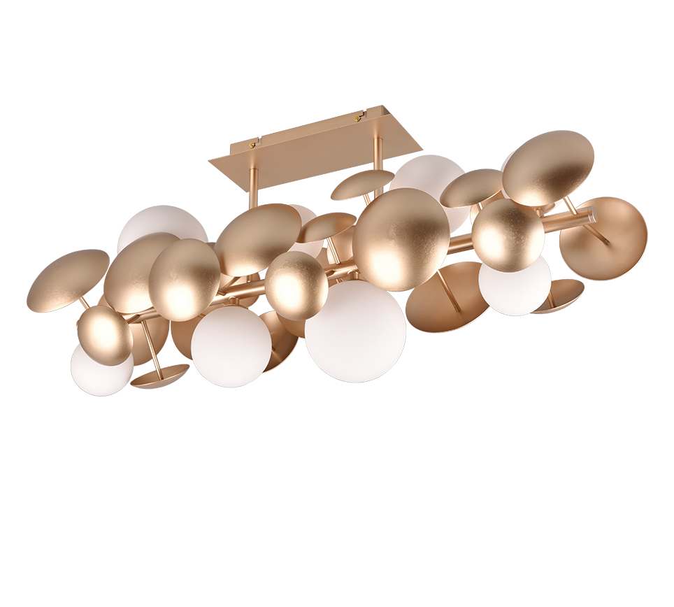BUBBLE | Ceiling lamp | Gold | Metal