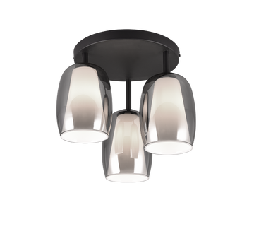 BARRET | Ceiling lamp | Black mat | Metal