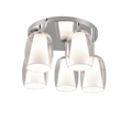 BARRET | Ceiling lamp | Chrome | Metal