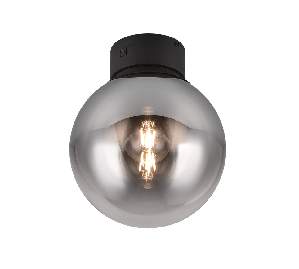CIPALLONE | Ceiling lamp | Black mat | Metal