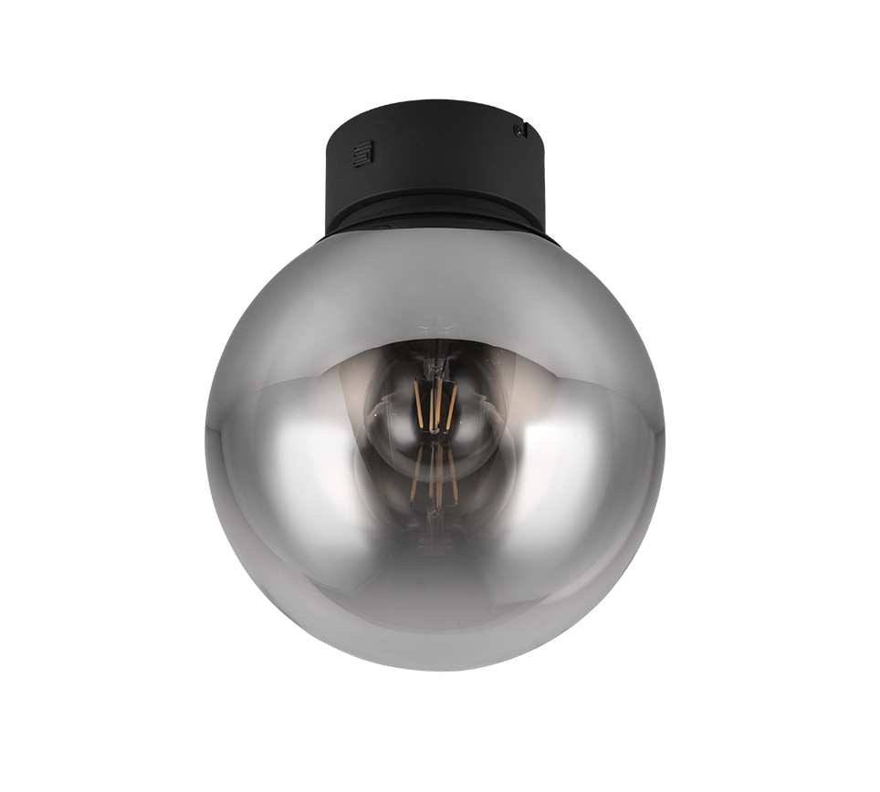 CIPALLONE | Ceiling lamp | Black mat | Metal