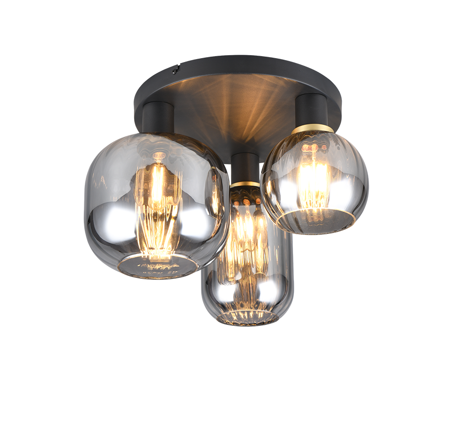 DIVA | Ceiling lamp | Black mat | Metal
