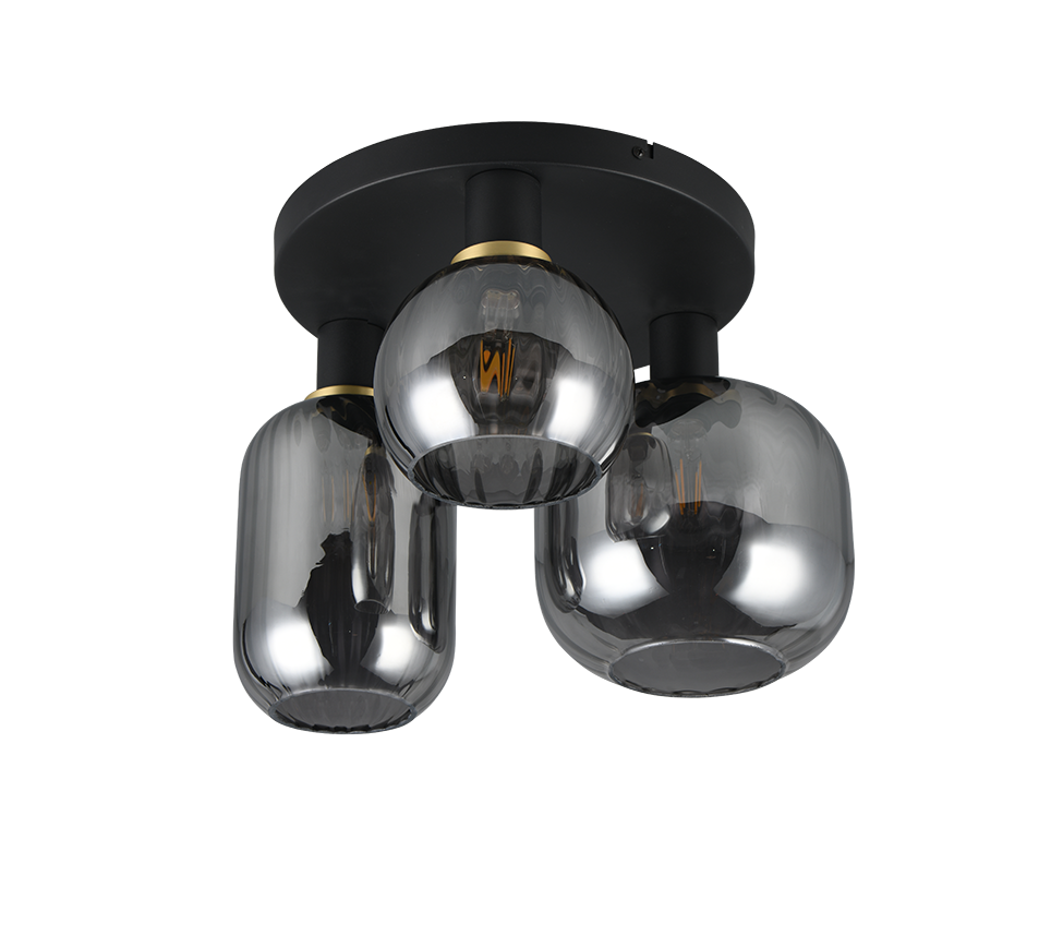 DIVA | Ceiling lamp | Black mat | Metal